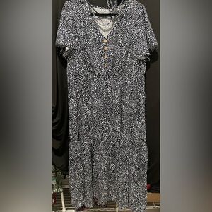 Black and White Polka Dot Dress